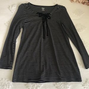 Old navy striped quarter sleeve women’s top